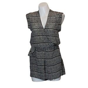 Madewell Silk Romper Jumpsuit L
